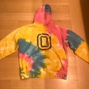 Overtime tie dye hoodie | Gently used | YXL
